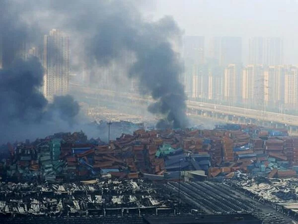 1138 Разрушительный взрыв в Китае – фото с места происшествия