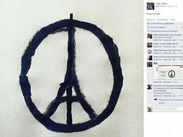 1146 Реакции на теракты в Париже: Рисунки солидарности