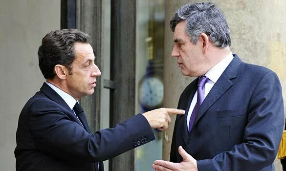 Brown-Sarkozy_657763a Николя Саркози и Гордон Браун обсудят вопросы европейской экономики