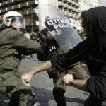 Столкновения в центре Афин