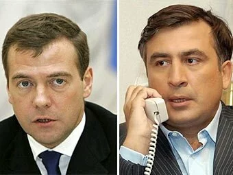 Медведев vs Саакашвили